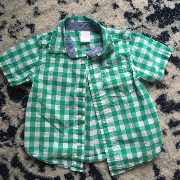 Gymboree boy size 18-24m short sleeve button down - Picture 1 of 3